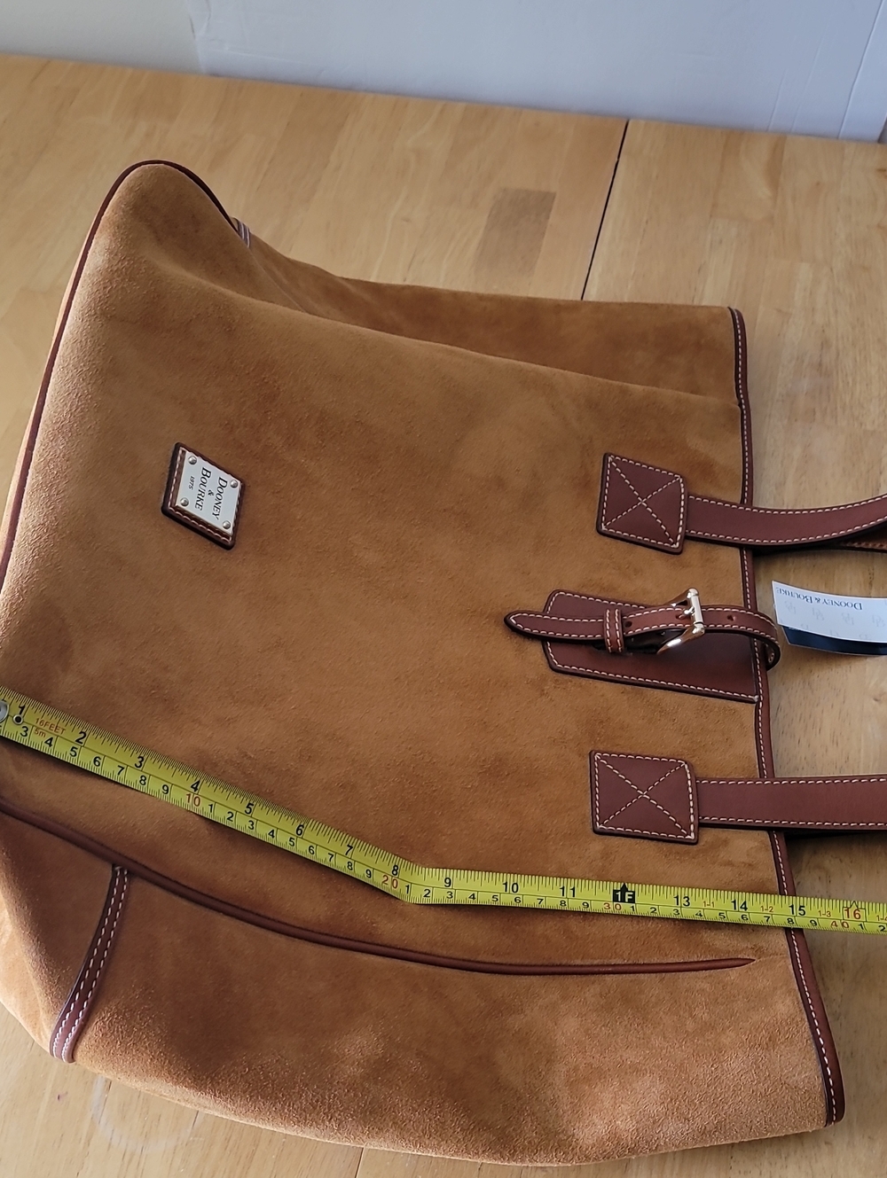 Dooney & Bourke Archives 1997 Suede Large Tote - Picture 13 of 16